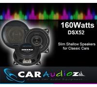 Crunch DSX52 160WATTS 5'' 13CM Slim Leggero Altoparlanti per Auto Classiche