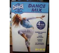Crunch Fitness Dance Mix 4 DVD Workout set Includes Cardio Blast / Latin Rhythms / Cardio Salsa / Fat Burning Dance