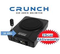Crunch GP-1000 25 cm (10") subwoofer attivo 100 Watt RMS con telecomando basso
