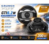 CRUNCH GTI-6.2W WOOFER SET Coppia Woofer 16,5 cm Potenza 100/200 Watt GTI6.2W