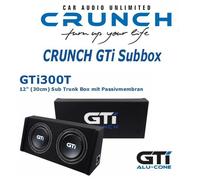 Crunch GTI300T Bassreflex Gehaeusesubwoofer 30 CM (12 ") Con Passiv-Membran 600
