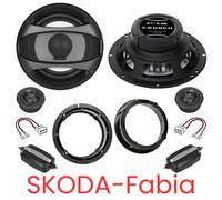 Crunch GTI6.2E Componenti Altoparlanti Casse Set Compatibile per Skoda Fabia 5J