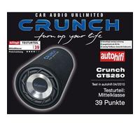 Crunch GTS-250 Subwoofer a tubo 10" 500W da 25cm passivo