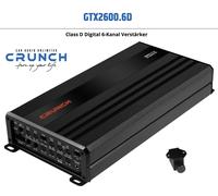 CRUNCH GTX2600.6D - Amplificatore digitale a 6 canali con 2640 W max | Gravity Mini AMPLIFIERS | CRUNCH Car Audio Unlimited