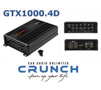 CRUNCH GTX1000.4D - Amplificatore digitale a 4 canali con 1000 W max | GRAVITY MINI AMPLIFIERS | CRUNCH Car Audio unlimited