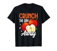 Crunch The Day Away Apple Maglietta