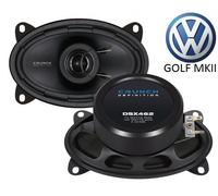 CRUNCH6x4 Altoparlante Coassiale Per VW Golf 2 - 1983-1992 Vestibilità Perfetta