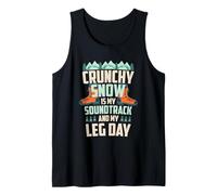 Crunchy Snow IS My Soundtrack And My Leg Day Canotta