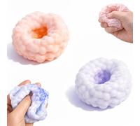 Crunchy Squishy Stress Ball, Crispy Crunchy Bead Stress Ball, Slow Rebound Sensory Squeeze Balls for Anxiety Relief (2PCS-A)
