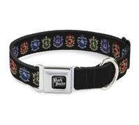 Crunchyroll Pet Collar, Dog Collar Metal Seatbelt Buckle, Black Butler Public Sc