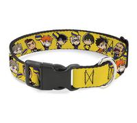 Crunchyroll Pet Collar, Dog Collar Plastic Buckle, Haikyu Chibi Volleyball Playe