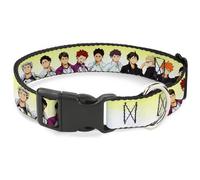 Crunchyroll Pet Collar, Dog Collar Plastic Buckle, Haikyu Six Volleyball Team Pl