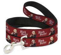 Crunchyroll Pet Leash, Dog Leash, Black Butler Edgar Redmond Pose and Title Logo