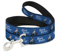 Crunchyroll Pet Leash, Dog Leash, Black Butler Lawrence Bluewer Pose and Title L