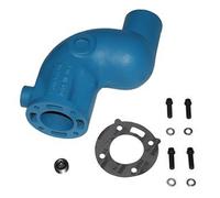 Crusader 7.4L 8.2L V8 GM Scarico Gomito Barr 98068 W / Log Stile 3 " Id Calze