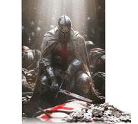Crusader Chronicles Puzzle da 1000 pezzi per adulti, difficile, regalo per la vigilia di Natale, 1000 pezzi (75x50 cm)