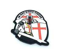 Crusader 'in Hoc Signo Vinces ' Knights Templar Softair PVC Patch Toppa