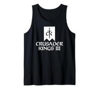 Crusader Kings III game logo white Canotta