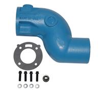 Crusader V8 454 & 502 (Tutti) Scarico Gomito W/ Log Stile 4 " Id Calze Barr