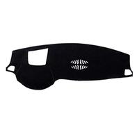 cruscotto antiscivolo Con HUD Car Dashboard Cover Dashmat Carpet Dash Mat Cape Per BMW Per X6 E71 2008 2009 2010 2011 2012 2013 2014 LHD Copri Cruscotto(Nero)