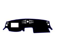 cruscotto antiscivolo Con HUD Car Inner Dashboard Cover Per Mazda CX-9 CX9 2016-2022 Auto Dash Mat Carpet Cape Parasole Pad LHD Copri Cruscotto(Blu)