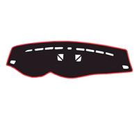 cruscotto antiscivolo LHD Con NAV Per BMW Serie 3 E90 E91 E92 E93 Wagon 2006-2011 Car Interior Dashboard Pad Cover Dash Mat Tappeto Protector Copri Cruscotto(Rosso)
