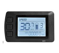 Cruscotto Bici Elettrica Display LCD con Filo LED e Connettore per 24V 48V