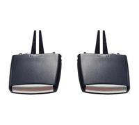 Cruscotto Bocchetta Ventilazione Per BMW Per X5 E70 X6 E71 E72 Kit Di Riparazione Per Clip Scorrevoli Per Griglia Presa D'aria Anteriore E Posteriore Dell'auto Compatibile Con(Rear 2PCS)