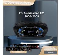 Cruscotto cluster digitale da 12.3 '' per BMW Serie 5 E60 E61 E63 E64 525D 2003-09 Anno CCC CIC Pannello LCD automatico Virtuele Cockpit Voor Black