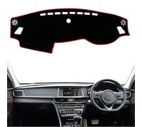 Cruscotto Copertura Zerbino Pad Per Kia Per Optima K5 2016 2017 2018 2019 Tenda Da Sole Strumento Coperture Tappeto Protezione Solare Antipolvere(Black Edge)