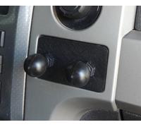 Cruscotto Cubby Telefono/Supporto Tablet per 2009-2014 Ford F150 Camion, W/ Due