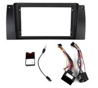 Cruscotto Da 9 Pollici 2DIN Per Serie 5 X5 E53 E39 M5 Con Mascherina Android Per Autoradio Navigatore Lettore Stereo Audio(E39,Cable canbus)