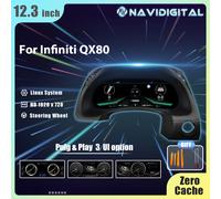 Cruscotto digitale per auto Prelingcar da 12.3 pollici per Infiniti QX80 tachimetro per pannello Lcd per auto Cockpit virtuale