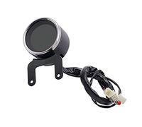 Cruscotto digitale universale per moto a 12V | Compatibile con la maggior parte delle moto 12V, display multifunzione contagiri/velocità/carburante/marcia/indicatori, 1 pz