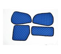 Cruscotto Opaco + Porta Pannelli Eco Pelle Cover per Scania R 1998-2010 Blu