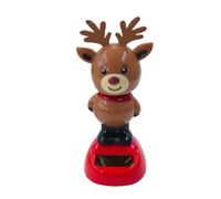 Cruscotto per auto - Giocattolo con testa scuotente ad energia solare di Natale | Ornamento di figura a risparmio energetico, per la decorazione domestica a scrivania 'auto