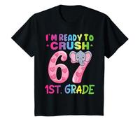 Crush 1 Elementare 67 Sei Sette 6-7 Brainrot Italiano Meme Maglietta