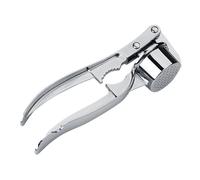 Crusher di aglio - strumento in acciaio inossidabile da 15.5x3cm | Manico ergonomico Squeeze cucina utensile arrugginito durevole dispositivo di taglio, accessorio per preparazione alimentare a scopo