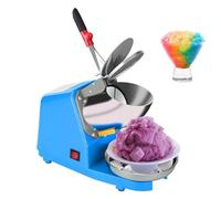 Crusher di Ghiaccio Commerciale da 300 W, Macchina per Ghiaccio Rasata da 2200 Giri/min, Uscita da 65 kg/h, Macchina del Cono di Neve in Acciaio Inossidabile con Doppia Lame, Produttore di Ghiaccio