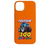 Crushin 100 giorni di scuola Monster Truck Cartoon Custodia per iPhone 14 Plus