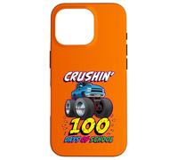 Crushin 100 giorni di scuola Monster Truck Cartoon Custodia per iPhone 16 Pro