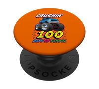 Crushin 100 giorni di scuola Monster Truck Cartoon PopSockets PopGrip Adesivo