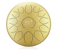 CruSio 12 Pollici 13 Note Tagu Anche Tamburo Tamburo Tamburo Tamburo Tamburo a Mano con Mazze, Borsa da Viaggio per la Meditazione Del Concerto Di Educazione Musicale/K