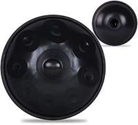 CruSio Professional F Major Great 9 Note Randpan, Strumento a Percussione Melodica in Metallo a Mano in Metallo in Acciaio con Supporto per Tamburi, Blu/Nero