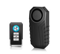 Cruxer Allarme Moto Bicicletta Con Telecomando,Senza Fili Antifurto Bici Impermeabile IP65,113dB Antifurto Elettronico Monopattino Elettrico Auto Sonoro,Antifurto per Auto/Veicoli/Porta/Finestra