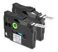Cruxer Compatibile con Brother P-touch TZe-931 Silver - Nastro di ricambio per Brother PT-H100R PT-200 PT-H105 PT-H110 PT-D410 PT-E110VP (confezione da 2)