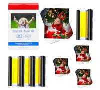 Cruxer Compatibile con Canon Selphy CP1300 CP1500 carta fotografica KP-36in 3115B001(AA) 10 x 15 Photo Paper for Cannon Selphy CP CP910 CP780 CP760 CP1000 CP1200, 36 carte + 1 cartuccia a inchiostro