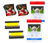 Cruxer Compatibile con Canon Selphy CP1300 CP1500 carta fotografica KP-36in 3115B001(AA) 10x15 Photo Paper for Cannon Selphy CP CP910 CP780 CP760 CP1000 CP1200, 36 carte + 1 cartuccia a inchiostro, 2