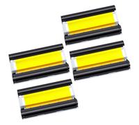 Cruxer Confezione da 4 cartucce compatibili per Canon Selphy CP1500 CP1300 KP, 10 x 15 cm, per Selphy CP CP910 CP780 CP760 CP1000 CP1200 Photo Paper Printer