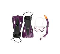 CRUZ Cebu - Set da immersione, taglia M, colore: Viola scuro